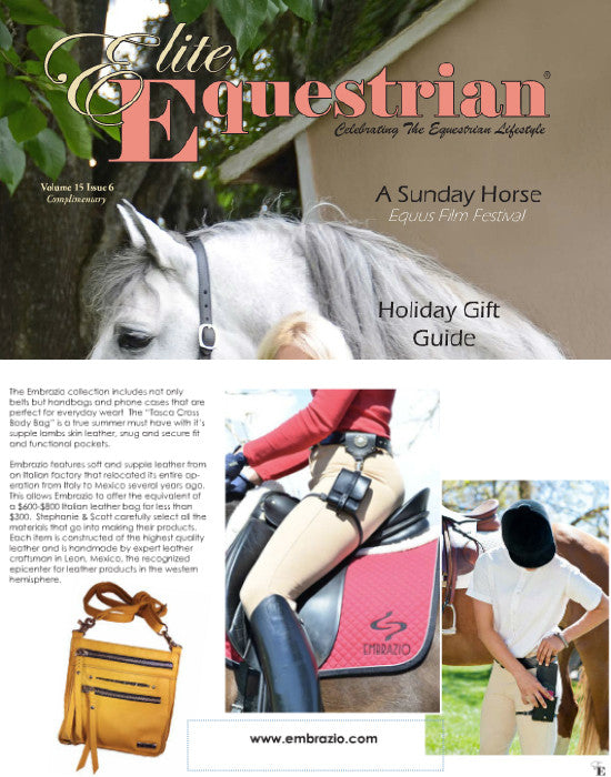 Equestrian Lifestyle Gifts?  Elite Equestrian Recommends Embrazio Bags
