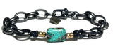 FRANKIE Turquoise Bead Bracelet