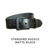 Standard Belt Buckle - Matte BLACK Finish