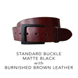 Standard Belt Buckle - Matte BLACK Finish