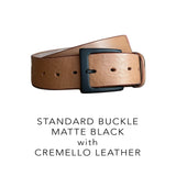 Standard Belt Buckle - Matte BLACK Finish