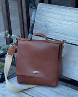 SOJOURNER Small Handmade Leather Messenger