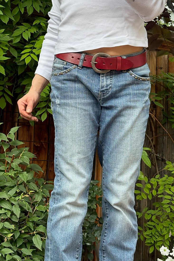 LATO Curved Handmade Leather Belts