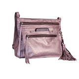 Media Lightweight Handmade Leather Crossbody Bag - Embrazio