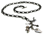 VICTORIA Waterfall of Pearls and Stones Toggle Necklace