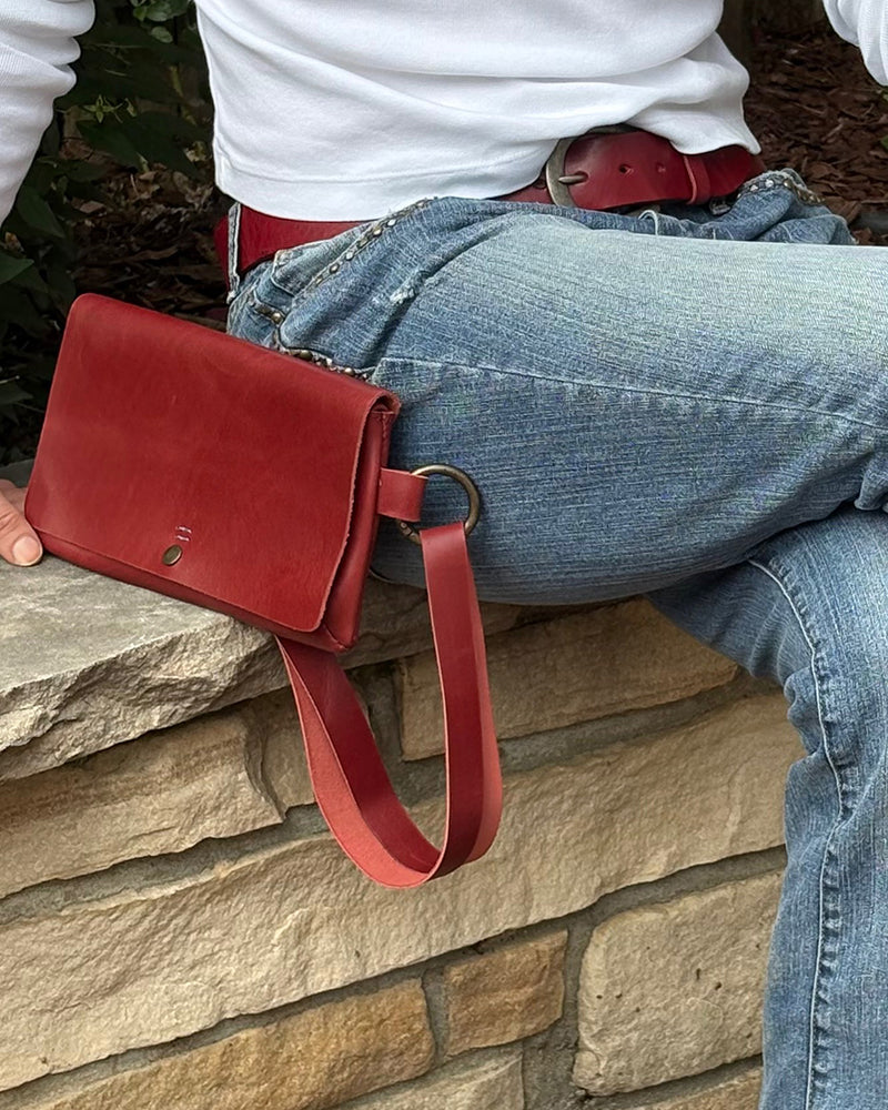AMELIA Handmade Leather Sling Bag | Belt Bag