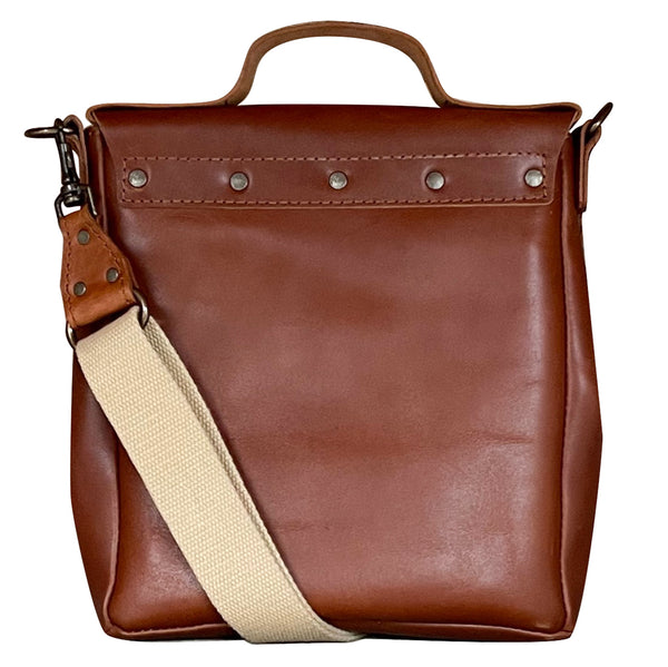 SOJOURNER Small Handmade Leather Messenger