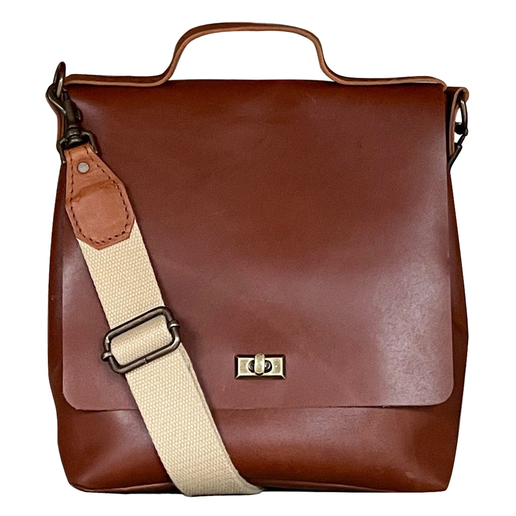 amerileather vintage hunter leather messenger bag backpack Handmade Leather Backpack