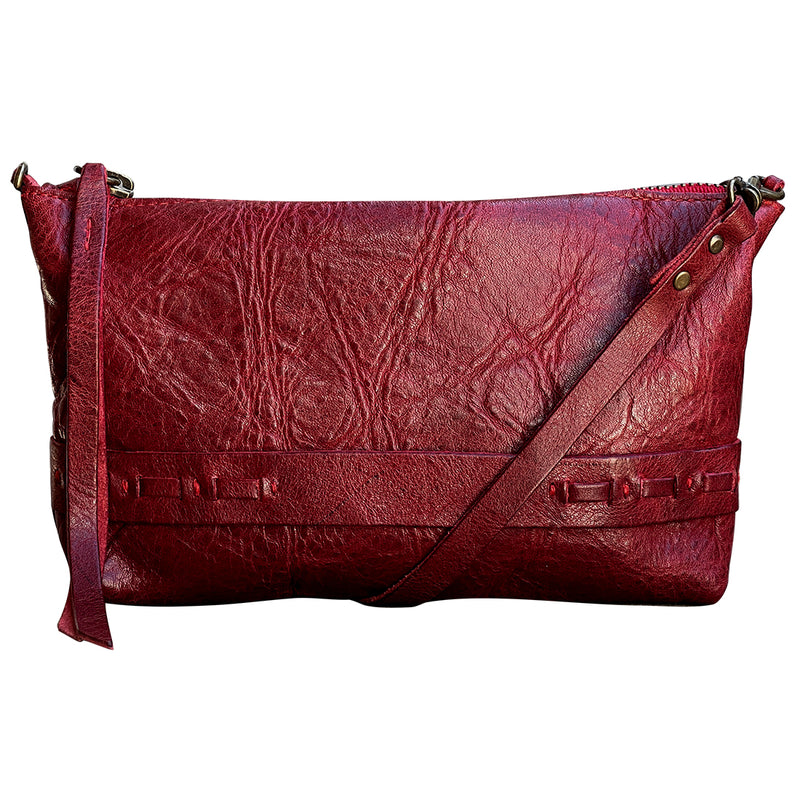BORSA Convertible Leather Crossbody Bag