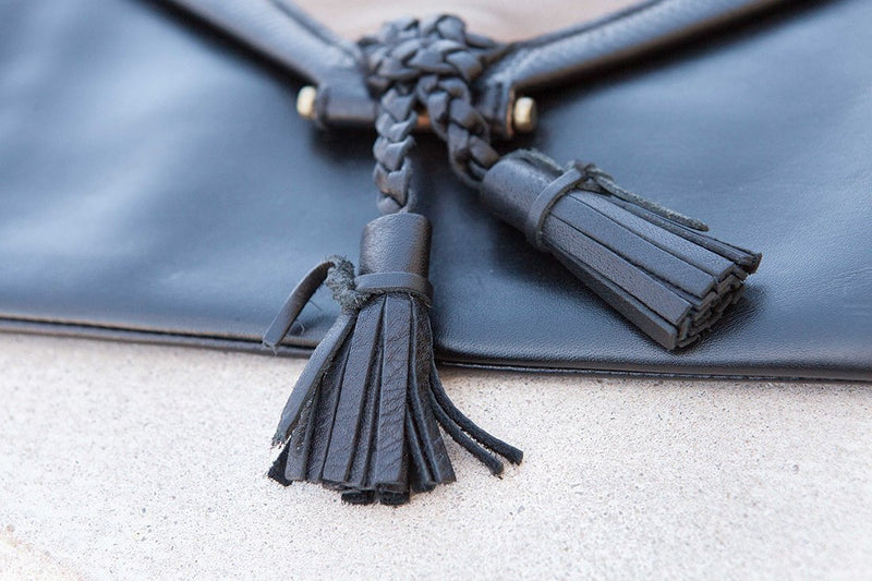 BLACK LEATHER CLUTCH Bag Leather Envelope Clutch Handmade -  Canada