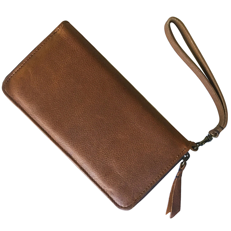 WENDY Handmade Leather Phone Wallet | Wristlet