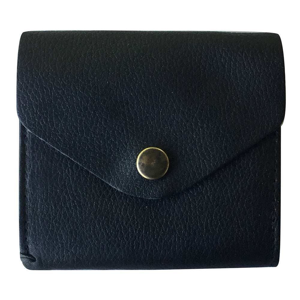小物 LOMEI Zipper Compact Wallet BLACK Zipper Compact Wallet | LOMEI LEATHER WORKS