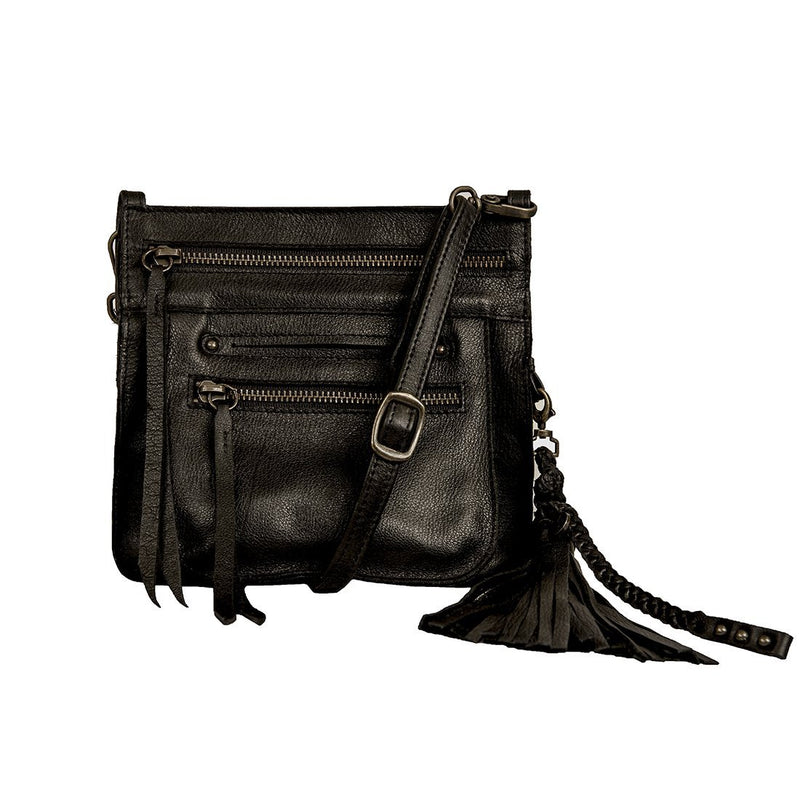 Buy CIMONI Genuine Leather Cross Body Chest Bag Outdoor Small Shoulder Side  Bags with External Mobile Zipper Pocket Black For Unisex Online at Best  Prices in India - JioMart.